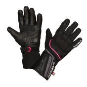 Дамски мото ръкавици Modeka Makari Black/Pink