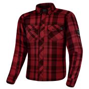 SHIMA RENEGADE 2.0 RED motorcycle shirt + Back protector