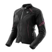 Women's motorcycle jacket REBELHORN JAX LADY BLACK/GREY/PINK