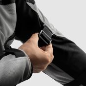 Geacă de motocicletă textilă de vară Rebelhorn Scandal 3 Negru/Gri/Fluo/Galben