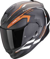 Каска Scorpion Exo 491 Kripta Black  Matt /Orange/White