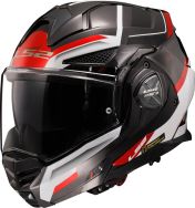 Отваряема мото каска LS2 FF901 ADVANT X SPECTRUM BLACK WHITE RED
