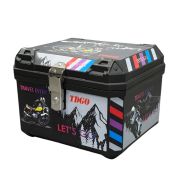Motorcycle rear case - 57L - Colorful