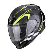 Каска Scorpion Exo 491 Kripta Black-Neon-Yellow-White