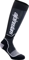 Κάλτσες Motocross ALPINESTARS MX PLUS ΜΑΥΡΟ/ΛΕΥΚΟ