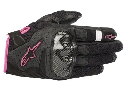Γυναικεία γάντια ALPINESTARS STELLA SMX-1 AIR V2 ΜΑΥΡΟ/ΡΟΖ
