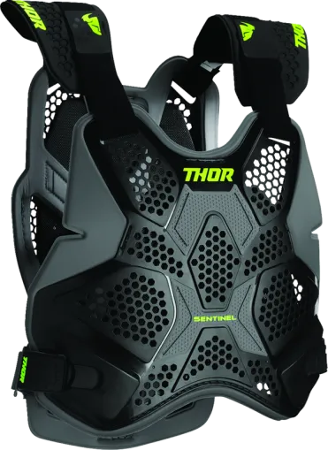 Протекторна броня THOR SENTINEL PRO BLACK/NEON GREEN