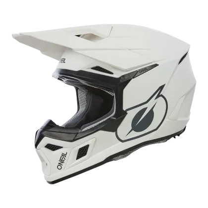 Casca motocross O'NEAL 3SERIES SOLID WHITE V.24