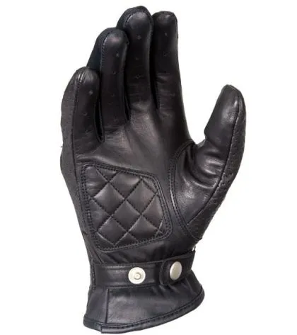 Дамски кожени ръкавици 70 DEGREES SUMMER URBAN BLACK