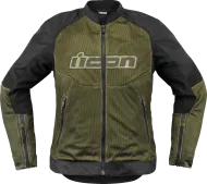 ICON Women's Overlord3 CE GN Motorcycle Jacket