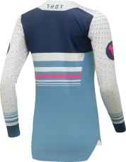 Tricou Motocross Femei THOR PRIME BLAZE LIGHT BLUE