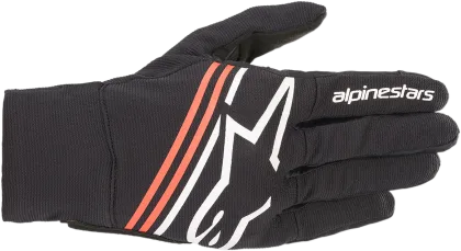 Mănuși moto ALPINESTARS REEF Negru/Alb/Roșu Fluorescent