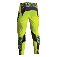 Pantaloni motocross copii THOR YOUTH SECTOR ATLAS ACID/BLUE