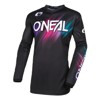 O'NEAL ELEMENT VOLTAGE BLACK/MULTI women's motocross blouse