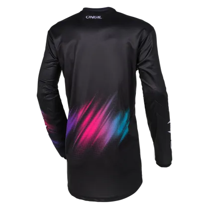 O'NEAL ELEMENT VOLTAGE BLACK/MULTI women's motocross blouse