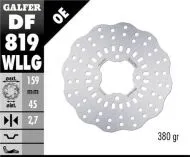 Заден спирачен диск Galfer WAVE FIXED FULL TYPE 159.5x3mm DF819WLLG