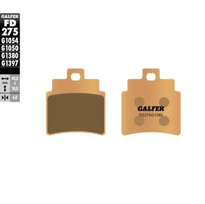 Предни/Задни мото накладки Galfer SINTERED SCOOTER FD275G1380