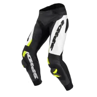 Кожен панталон SPIDI RR PRO WARRIOR BLACK/FLUO