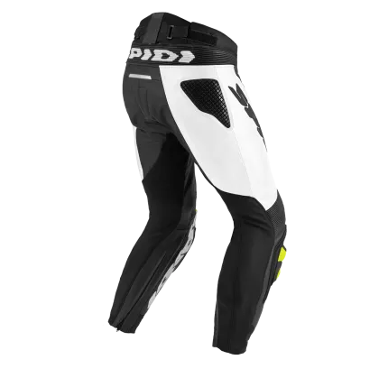 Leather pants SPIDI RR PRO WARRIOR BLACK/FLUO