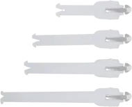 Πόρπες για μπότες μοτοκρός ALPINESTARS TECH 5/TECH 7 WHITE