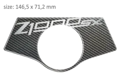 Προστατευτικό τριών επιβατών PPSK6P/PR3144 KAWASAKI Z1000SX 2011-2016.