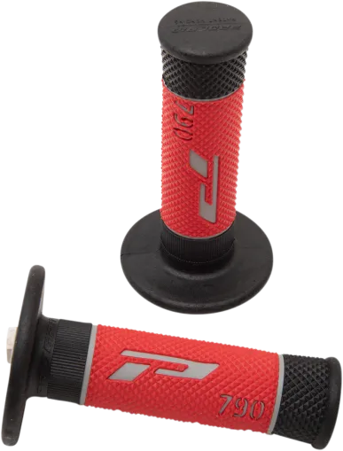 Motocross grips PROGRIP 790 Triple Density RED/BLACK