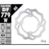 Front/Rear Brake Disc Galfer WAVE FIXED DISC WAVE FIXED 160x2.5mm DF779W