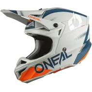 Casca Motocross O'NEAL 5SERIES HAZE V.22 BLUE/ORANGE