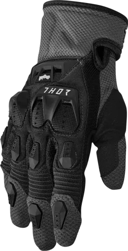 Motocross gloves THOR TERRAIN BLACK