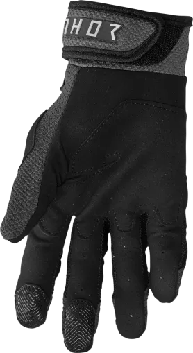 Motocross gloves THOR TERRAIN BLACK
