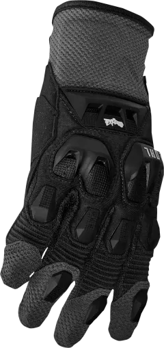 Motocross gloves THOR TERRAIN BLACK