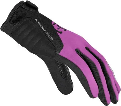 Women's motorcycle gloves SPIDI CTS-1 Black/Fuchsia