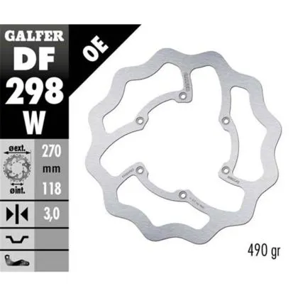 Front brake disc Galfer WAVE FIXED 270x3mm DF298W