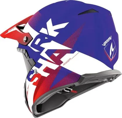 Motocross Shark Varial Anger Blue/Red/White