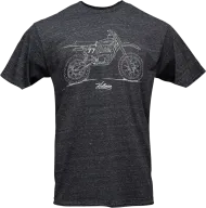 Tricou pentru motociclete THOR Hallman HL500 gri, negru Heather