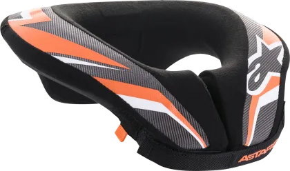 Παιδικό προστατευτικό γιακά ALPINESTARS Sequence Ρολό λαιμού ΜΑΥΡΟ/ΠΟΡΤΟΚΑΛΙ