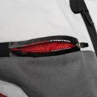 Textile motorcycle jacket ADRENALINE SOLA 2.0 BLACK/GREY/RED