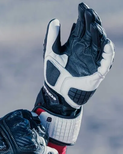 Γάντια Moto SPIDI Carbo track EVO BLACK/WHITE