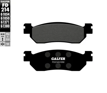 Предни/задни мото накладки Galfer SCOOTER FD214G1050