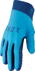 Мотокрос ръкавици THOR AGILE SOLID NAVY/BLUE