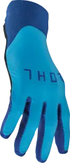 Mănuși Motocross THOR AGILE SOLID NAVY/BLUE