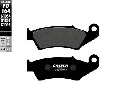Μπροστινά τακάκια μοτοσυκλέτας Galfer SEMI METAL FD164G1054