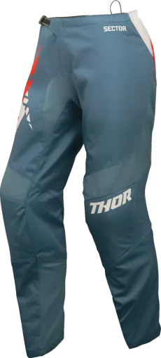 Women's motocross breeches THOR WOMEN'S SECTOR SPLIT BLUE/ORANGE