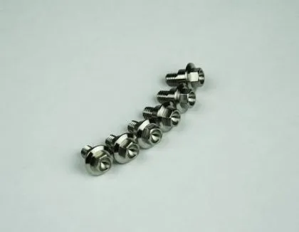 Titanium bolts SCAR M6X12mm - 6 pieces
