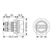 Key table Ext-11 12/32 V with three functions