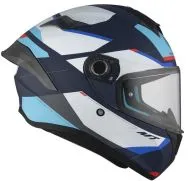 Helmet MT TARGO S KAY C7 MATT WHITE/BLUE