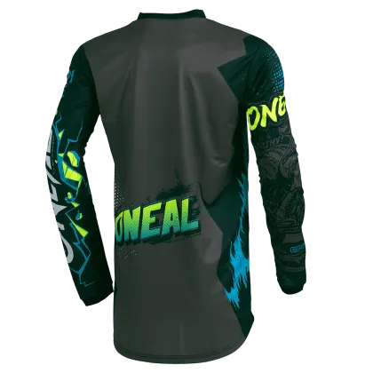 Bluza motocross copii O'NEAL ELEMENT VILLAIN GREY