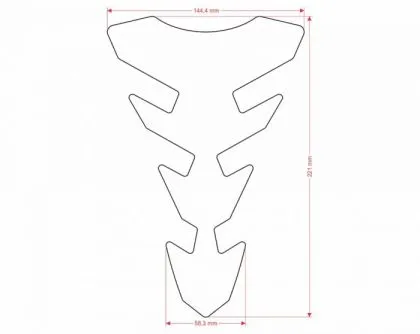 Protector rezervor ONEDESIGN CGEXS71BP/PR3483