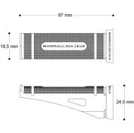 BARRACUDA SILVER UNIVERSAL MOTORCYCLE STEPS