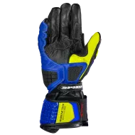 Moto gloves SPIDI Carbo track EVO BLUE/YELLOW